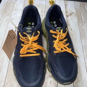 HOLO Footwear Nephelae Men's Trail Running Shoes Size 9 Navy Blue Olive Green